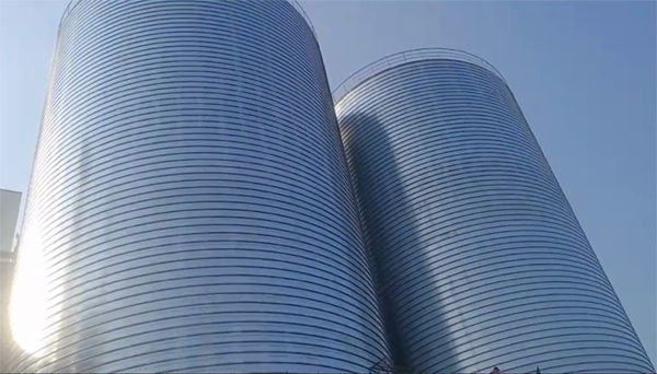 门源2座混凝土高架卷板仓